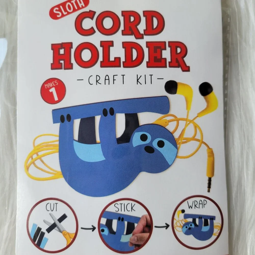 Sloth Cord Holder Craft Kit